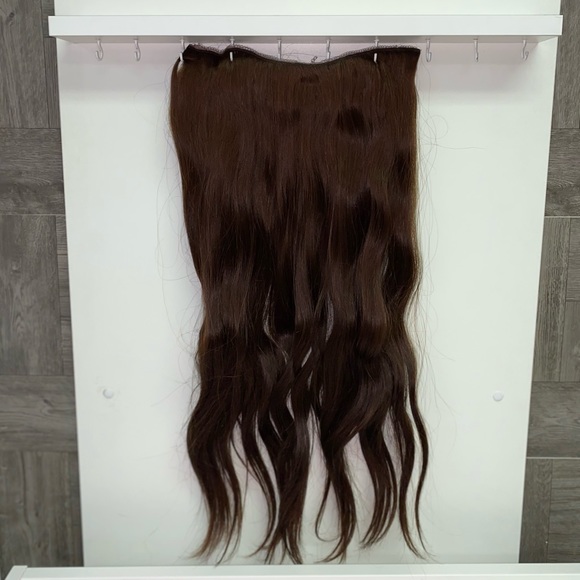 Brown #6 Clip In Hair Extensions 7 pieces - Picture 3 of 3